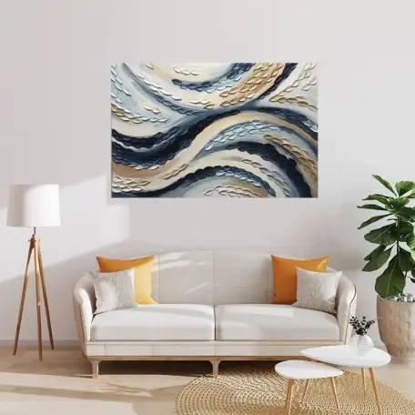 Картина ручной работы. Интерьерная. Декор на стену. Абстракция, фотография 1