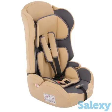 BAMBOLA Автомобильное кресло для детей 9-36 кг PRIMO Серый/Бежевый 2шт/кор, фотография 1