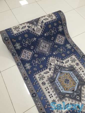 Коврик Голубой Кечуа ковер ковровая дорожка Ширина 120 см, фотография 4