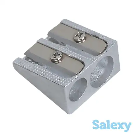 Точилка металлическая , 2 отверстия, LAMARK, фотография 1