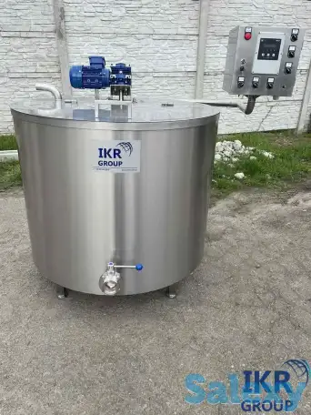 Пастеризатор молока на 50л, 100л, 200л, 300л, 400л, 500л, 600л, 800л и 1000 литров., фотография 2