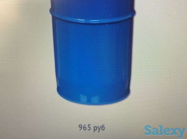 Бочка стальная закатная со съемной крышкой вместимостью 55 л, фотография 1