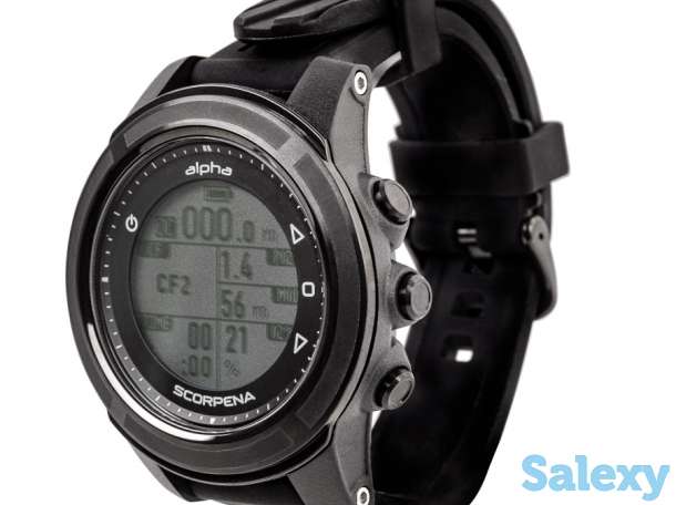 Компьютер- декомпрессиметр scorpena alpha черный, фотография 9