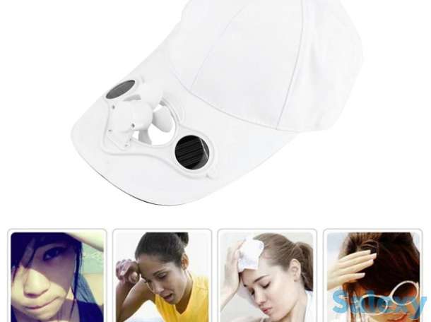 Кепка с вентилятором на 2х солнечных батареях., фотография 2