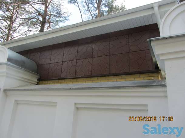 Фасадная плита с текстурой под бутовый камень, фотография 2