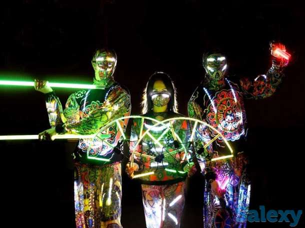 Световое шоу на праздник, фотография 2