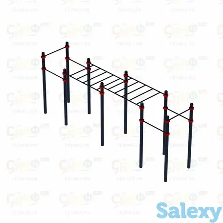 Воркаут  20 (108) | двойной рукоход и шесть турников, фотография 1