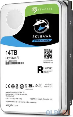Жесткий диск seagate st14000ve0008 14 tb, фотография 1