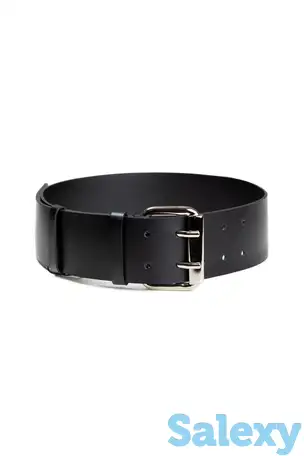 Кожаный ремень с металлической пряжкой vassa&co, фотография 1