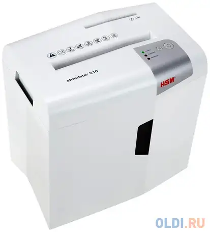 Уничтожитель бумаг hsm shredstar s10-6 12лст 18лтр 1042121, фотография 1