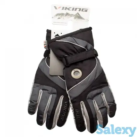 Перчатки viking 20-21 trick dark grey, фотография 9