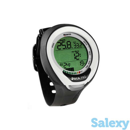 Компьютер для дайвинга mares puck pro+ - цв.черно-белый, фотография 1