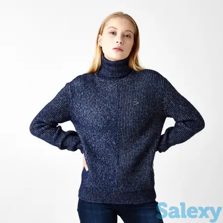 Женский свитер lacoste с высоким воротом, фотография 1