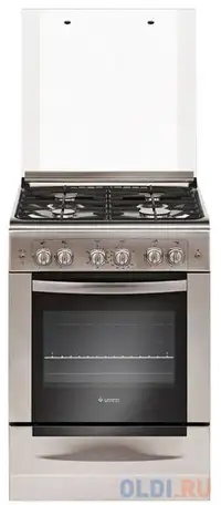 Газовая плита gefest пг 6100-02 0004 серебристый, фотография 1