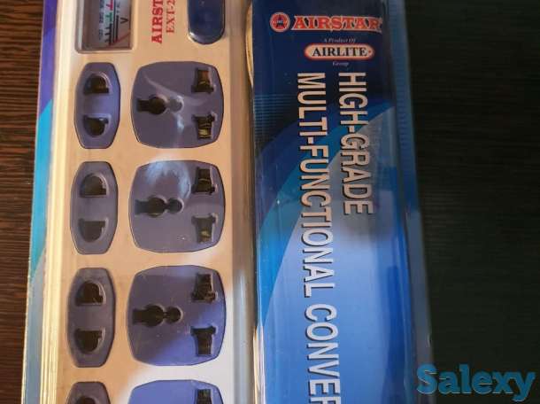 Переноска, удлинитель 3 Метра, 8 розеток под любой стандарт, фотография 5