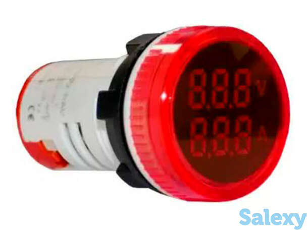 Индикатор значения напряжения и тока AD22-RAV красный Энергия, 200 шт, фотография 1