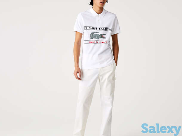 Мужское поло lacoste classic fit из органического хлопка, фотография 1