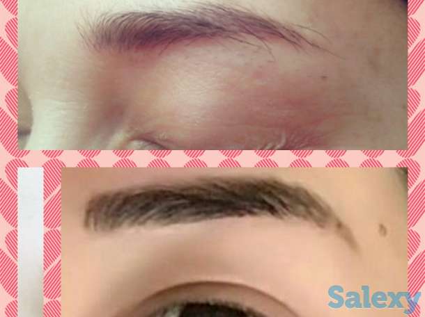 Коррекция,покраска бровей и чистка лица (нитками ), фотография 4