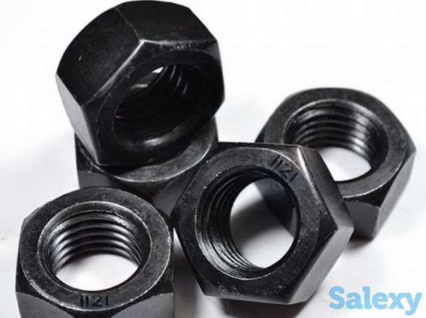 Гайка без покрытия черная, фотография 1