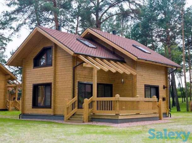 Деревянный дом под ключ из бруса и клееного бруса, п.Жибек жолы, промышленная зона 1032, фотография 2