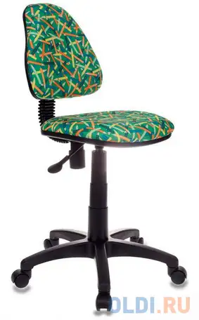 Кресло детское бюрократ kd-4/pencil-gn зеленый карандаши, фотография 1