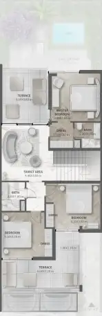 Продается роскошный таунхаусвилла в Дубай H1-21 1st Street Мейдан-Саут-Виллас Вади эс Сафа 3 Хадаэк Мухаммед Бин Рашид, фотография 6