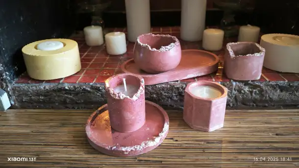 Свечи кашпо, фотография 4