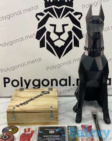 Полигональные фигуры из металла, готовые и на заказ., фотография 10