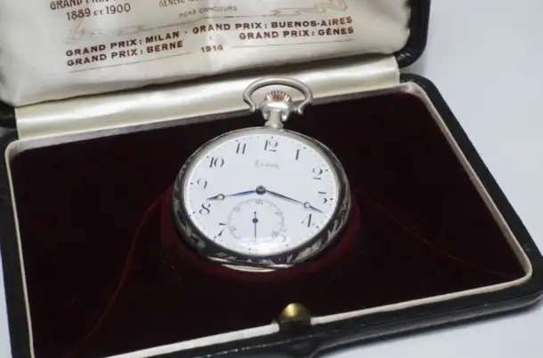 Антикварные карманные часы  Zenith Gran Prix Paris 1900, фотография 4
