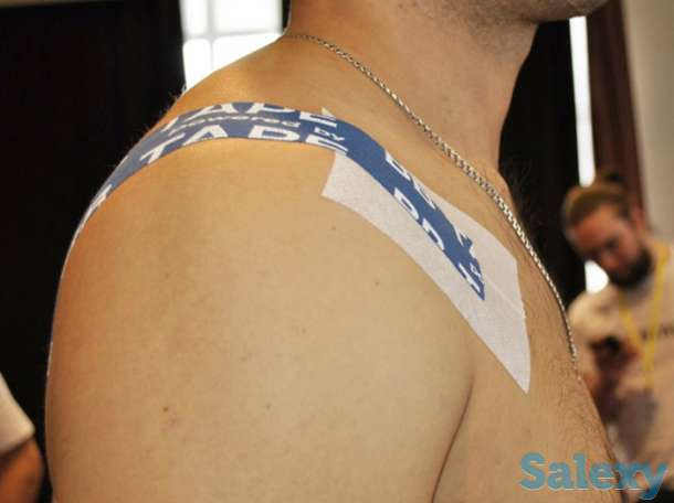 Подкладочный материал для кинезио тейпов bbtape (5см*10м), цвет #1 white | белая, фотография 3