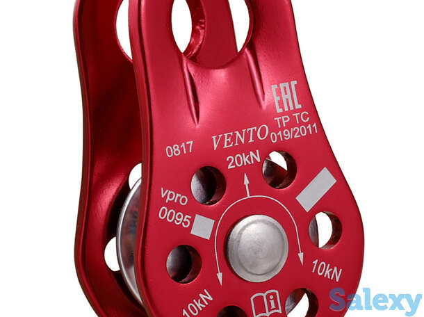 Блок-Ролик Венто Спасатель Одинарный Без Подшипника Дюраль, фотография 1