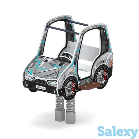 Качалка на пружине машинка (средняя) ио 23.03.01-04, фотография 1