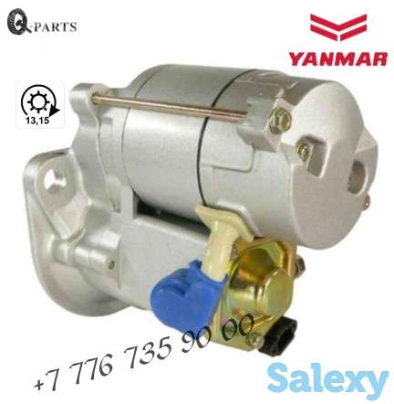Стартер, дизельный двигатель Yanmar 3TNE74., фотография 3