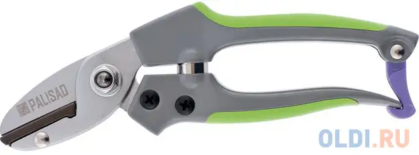 Секатор с наковальней, алюминиевые рукоятки// palisad, фотография 1