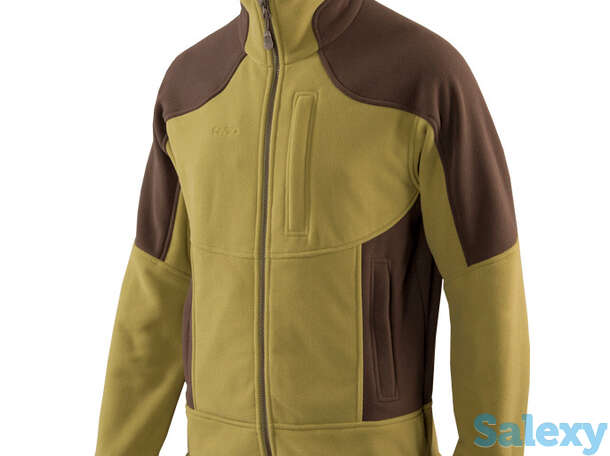 Куртка флисовая спортивная теплая сивера караган 2.0 олива/трюфель, фотография 1