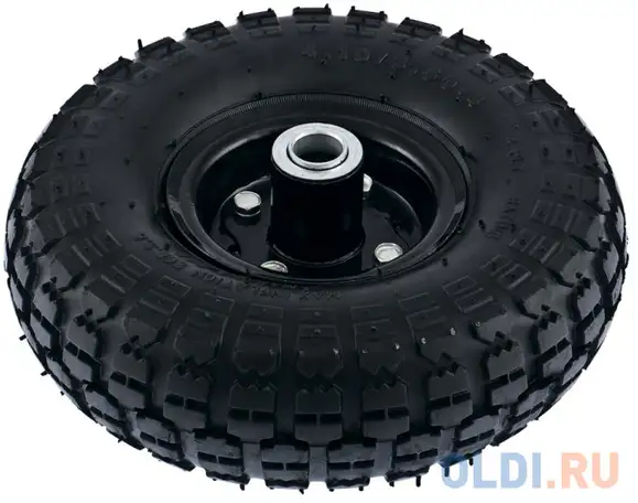 Колесо palisad 68970  пневм. 4.10/3.50–4 с несим.ступ. d260мм. подш. внут.диам., фотография 1