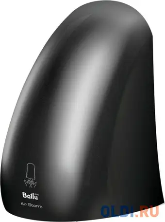 Сушилка для рук ballu bahd-1000as 1000вт серебристый, фотография 1