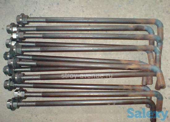 Болты фундаментные ,закладные детали рубка металла, фотография 2