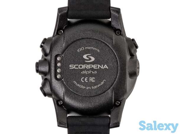 Компьютер- декомпрессиметр scorpena alpha черный, фотография 12