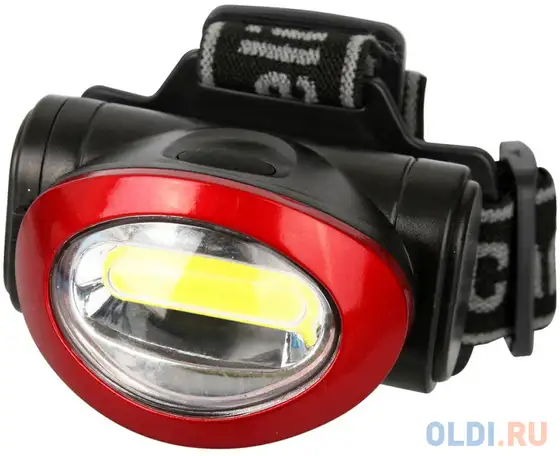Фонарь налобный camelion led5382 чёрный бордовый, фотография 1