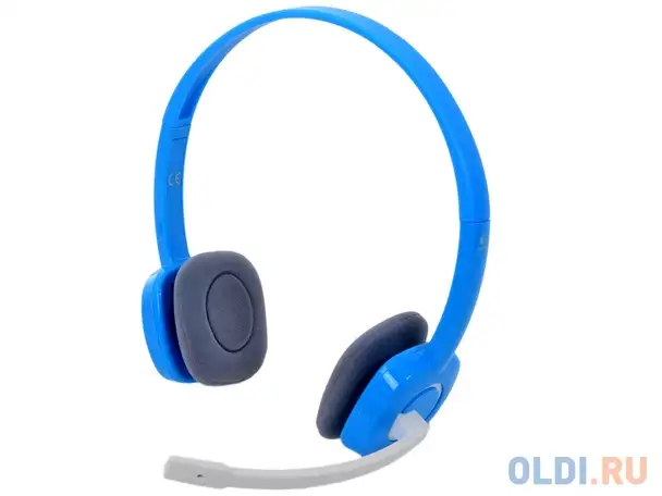 (981-000368) гарнитура logitech stereo headset h150, sky blue, фотография 1