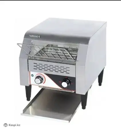 Тостер конвейерный AIRHOT CT-300 предназначен для приготовления большого количества тостов в непрерывном режиме в гостин, фотография 1
