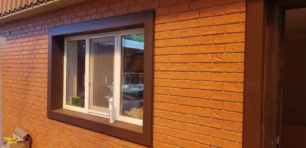 Металлические откосы, отливы, накрывки на парапет, фотография 3