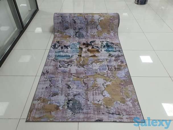 Тренд ковровая дорожка с красками, коврик метражом 120см, фотография 2