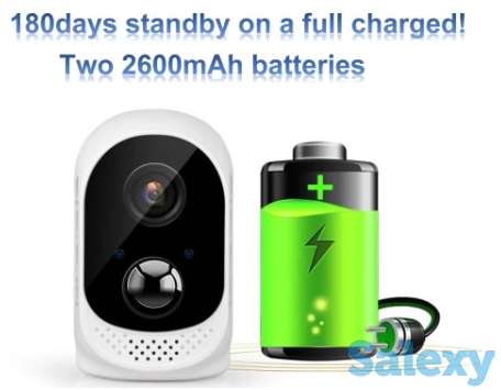 Продам беспроводная WIFI камера видеонаблюдения со встроенным аккумулятором, PS4.5200, фотография 1