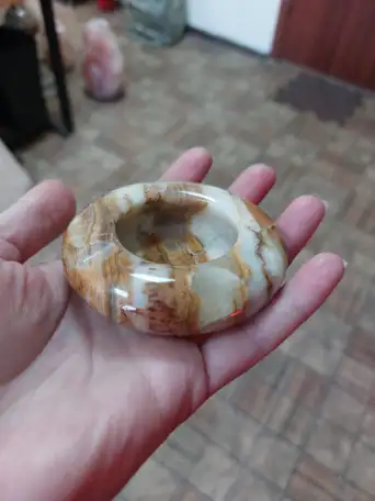 Пепельница Оникс круглая, фотография 2