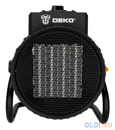 Тепловая пушка электрическая deko dkih2200w 2200вт оранжевый, фотография 1