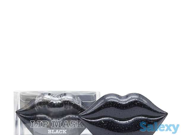 Патчи для губ kocostar lip mask black, фотография 2