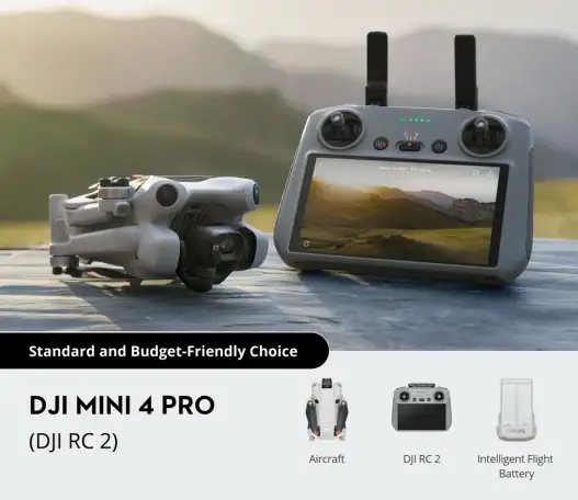Дроны DJI Mini 4 Pro DJI RC 2 с дисплеем, фотография 1