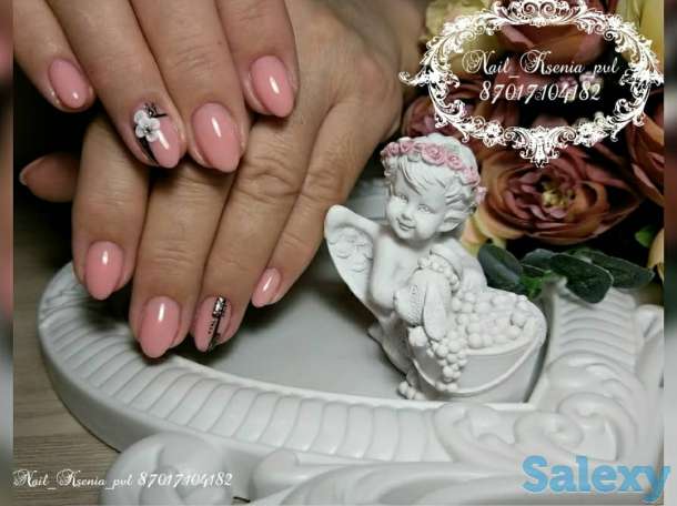 Комбиманикюр с покрытием гель лаком, фотография 4